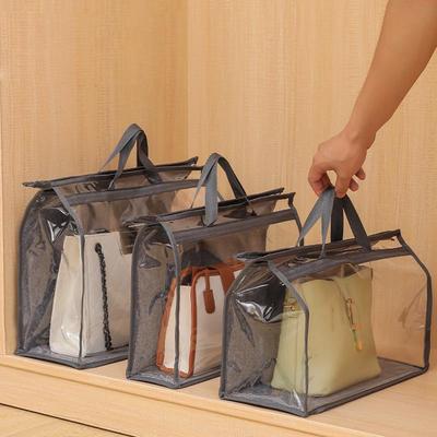 Luxury Transparent Dustproof Handbag Storage Protection Bag for Wardrobes