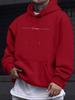 Letter Print, Apparel, Fashion Hoodies