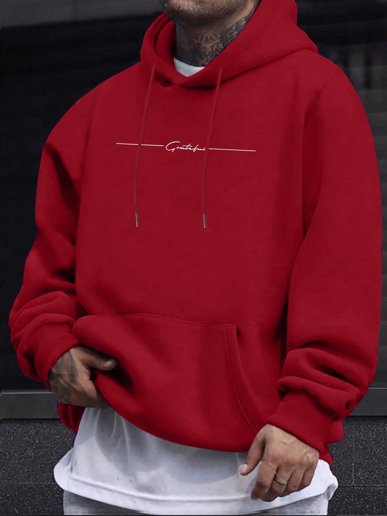 Letter Print, Apparel, Fashion Hoodies