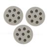 3Pcs Silicone Mold Raspberry Shape Easy Demoulding Flexible Soft Grey Baking Mold for DIY Cake Fondant Chocolate