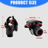 Heavy Duty ABS Construction Spearfishing Band Lock For Diving Featuring Double Hole Design And Safety Lock Mechanism