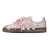 Adidas Neo VL Court 2.0 Da Vinci, Kirby Slip Resistant Abrasion Resistant Low top Skateboard Shoes Unisex Pink Brown HQ1802(TeamM-)