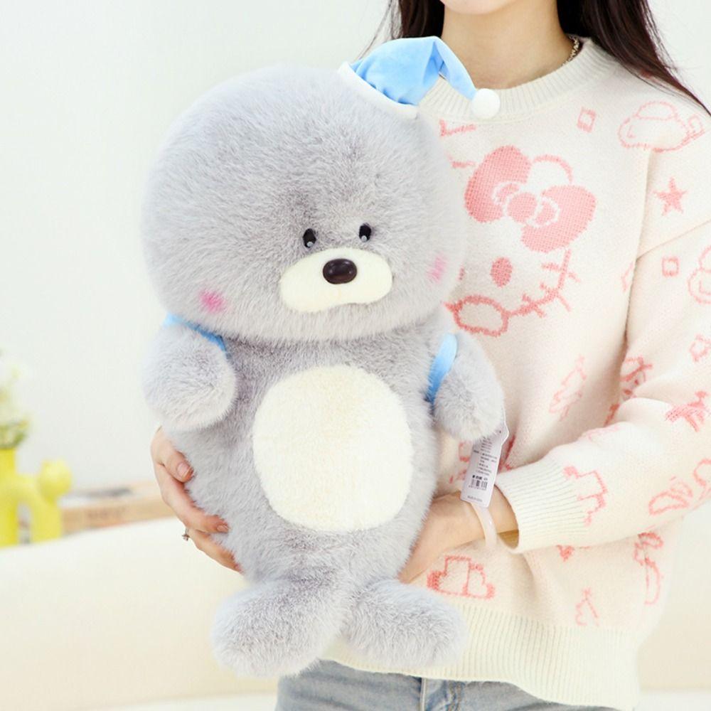 Soft Sea World Animal Stuffed Dolls Penguin Backpack Starfish Seal Stuffed Animal  Decorate Present