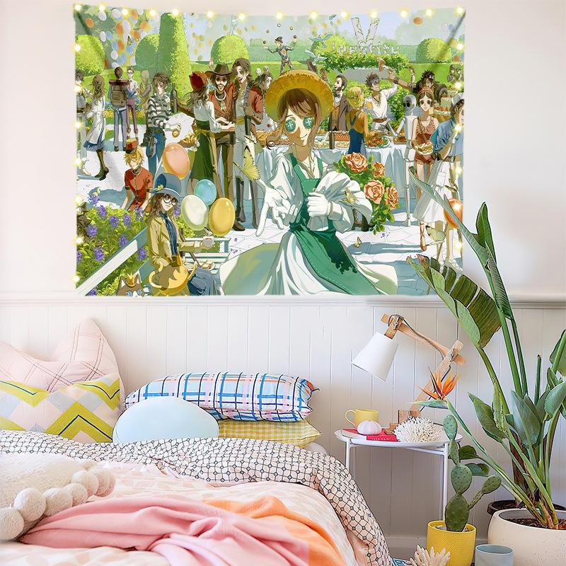 Digital Printing Background Cloth Anime Game Fifth Personality Hanging Blanket Wall Cloth Dormitory Bed Head Decoration Cloth