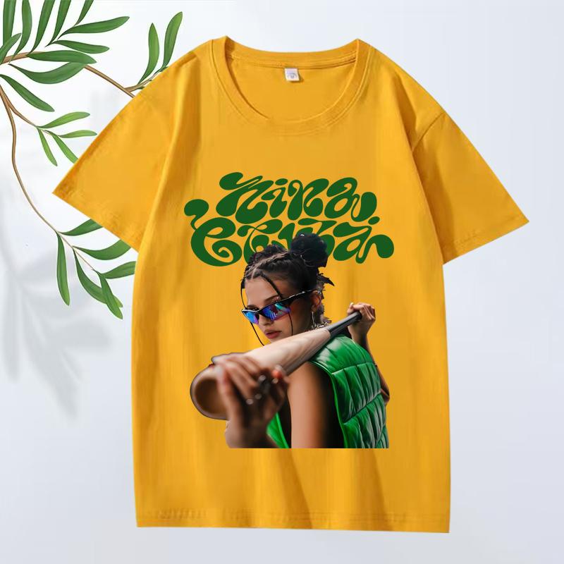 Vintage Stil Nina Chuba Klassische Grafik T-Shirt Herren Damen Oversized 100% Baumwolle Kurzarm Sommer Print Unisex Oberteile Damen Herren Kleidung S