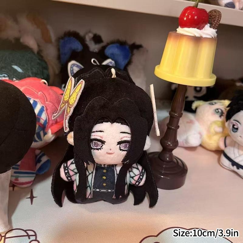 Anime Figure Demon Slayer Doll Toys Tanjiro Shinobu Kocho Ornament Cute Anime Figure Keychain Decor Birthday Toys Gifts Doll Toy