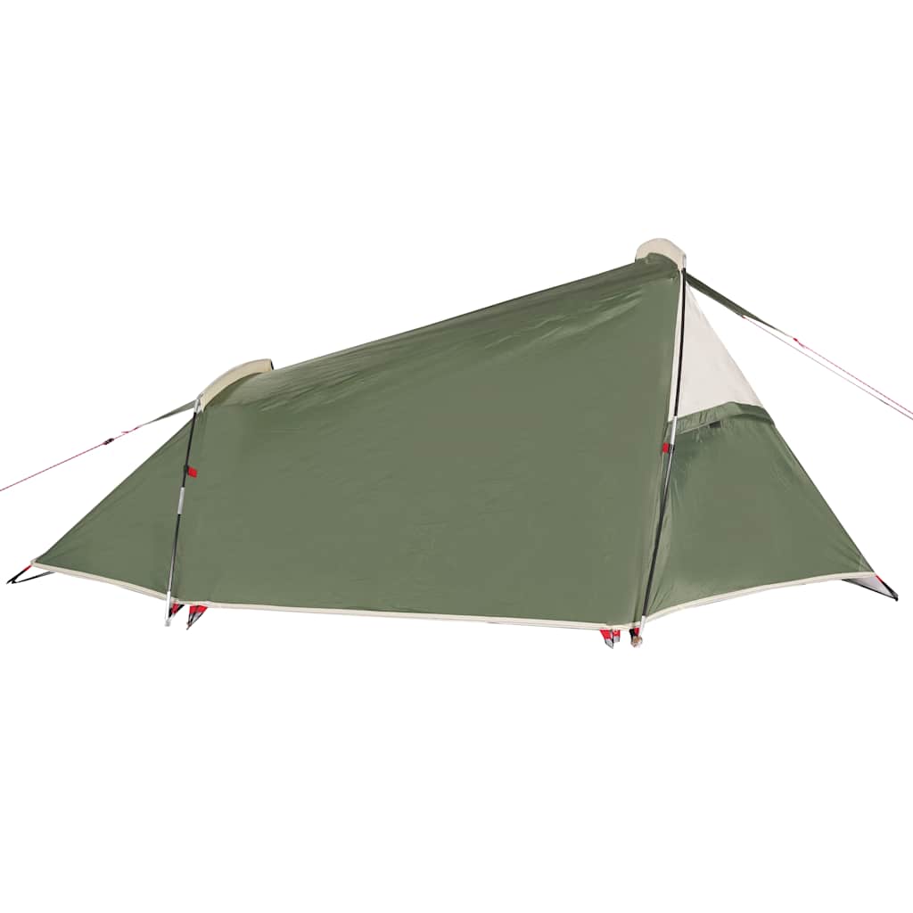 2 Person Tunnel Tent Green Waterproof