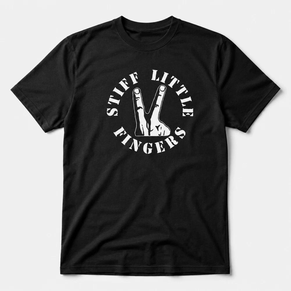 Stiff Little Fingers T Shirt Irish Punk Rock Band Tee Unisex Black Graphic Top S