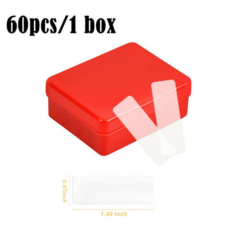 Многоразовая Двусторонняя Лента Прозрачный Многофункциональный Клей Бесшовный Самоклеящийся Водонепроницаемый Бесшовные Наклейки на Стену Моющаяся Лента 60pcs