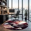 Tokyo Ghoul Printed Round Rug Carpet Chair Rug Area Rug Entryway Doormats,for Office Chair Living Room Bedroom Kitchen Room.