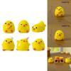Resin Chefs Hat Fried Egg And Sleeping Duck Figurine With Cheerful Expression For Modern Interior Home Accents