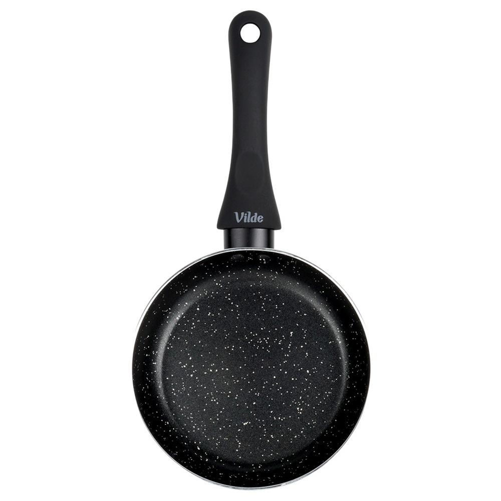 Patelnia Granitowa do Smażenia Duszenia Black Line 16 cm na Gaz Indukcje