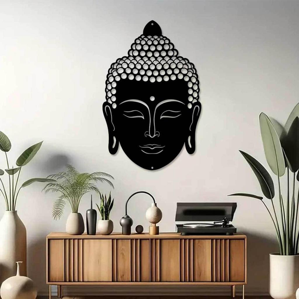 Buddhahode Veggdekor Buddhistisk Tegn Meditasjonsornament Hjem Hengende Utstilling for Korridor