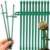 Plant Supports Stakes Green Plant Sticks Support Potted Single Vine Stem Fixing Rod Holder Reusable Plant Anti Lodging Bracket