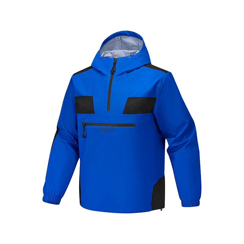 Skechers Half Zip Pullover Woven Hooded Long Sleeve Jacket Men Jackets Sky-Blue P125M003-00JG XXL