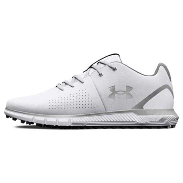 Under Armour HOVR Fade 2 Spikeless Golf 2E Wide White Metallic Silver Men s 3026404-100 EU 42