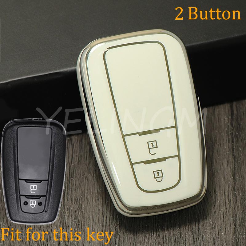 Shell Bag Car Remote Key Case Cover Protect For Toyota Prius Camry Corolla Chr C-Hr Rav4 Altis Land Cruiser Prado Avalon