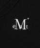 Mucent Bellin V-Neck Cropped Rolled Short Sleeve T-Shirt (5 Colors)