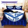 Velez Sarsfield Pattern Bedding Set Quilt Cover Pillowcase Home Decor Gift (1 * duvet cover + 2 * pillowcase, without core)