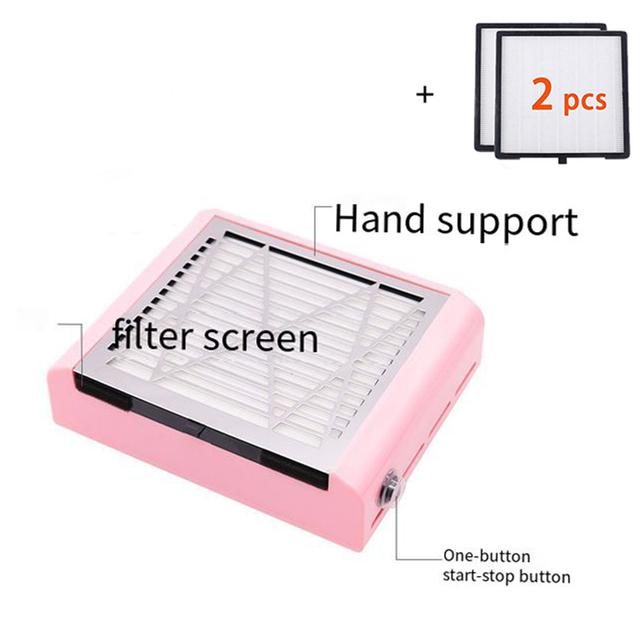 150W Nail Vacuum Cleaner Nail Dust Collector Professional Material Nail All For Nails Extractor Fan For Manicure Dust Absorber