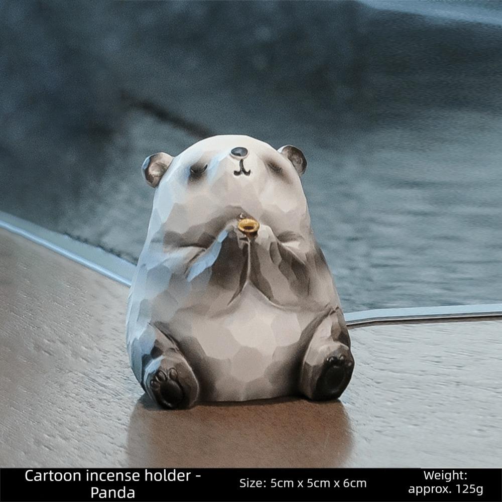 Frog Bear Panda Incense Stick Holder Resin Crafts Incense Holder Zen Incense Burner  Living Room