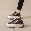 Autumn Women's High-top Shoes Versatile Thick-soled Height-enhancing Sports Casual Dad Shoes