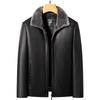 Herren Verdickte Schafslederjacke