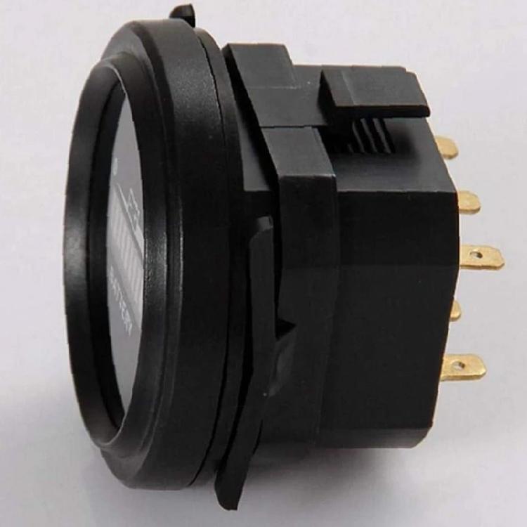 Industrial Grade Waterproof Battery Capacity Meter Charge Discharge Indicator for Golf Cart Forklift Truck Motorcycle