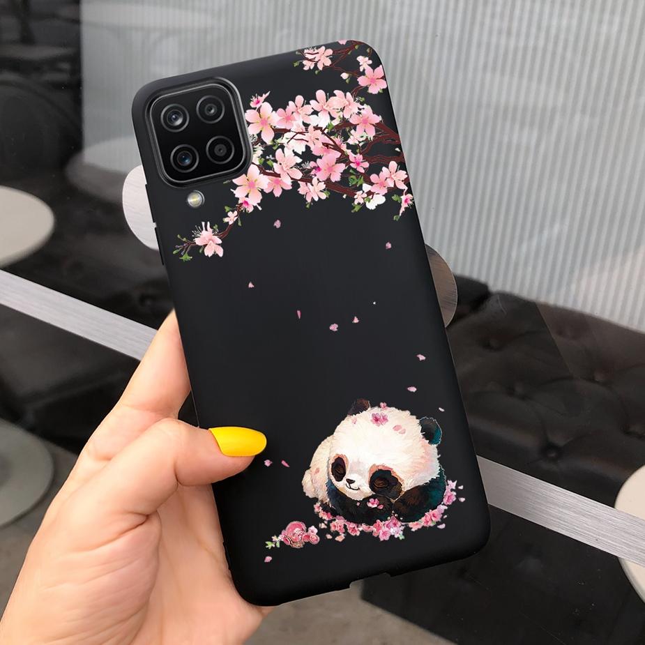 Für Samsung Galaxy A12 Hülle M12 F12 Cue Süßigkeiten Bemalte Abdeckung Weiche Silikon Handyhülle Für Samsung A12 M 12 GalaxyA12 Coque Bumper