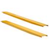VEVOR Pallet Fork Extensions, 84" Length 5.5" Width, Heavy Duty Carbon Steel Fork Extensions for Forklifts, 1 Pair Forklift Extensions