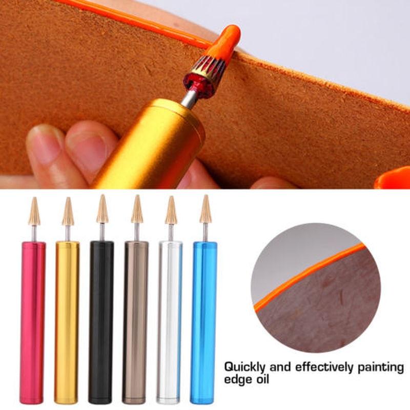 Buy Leather Craft Edge Dye Oil Pen Applicator Belt Finisher Tool Edge