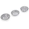 10pcs 430 stainless steel egg tart mold lace egg tart egg tart mold Portuguese tart chrysanthemum cup egg tart cup baking tools
