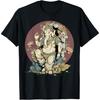 Hindu God Ganesha Floral Hinduism Elephant Deity Lord Ganesh T-Shirt