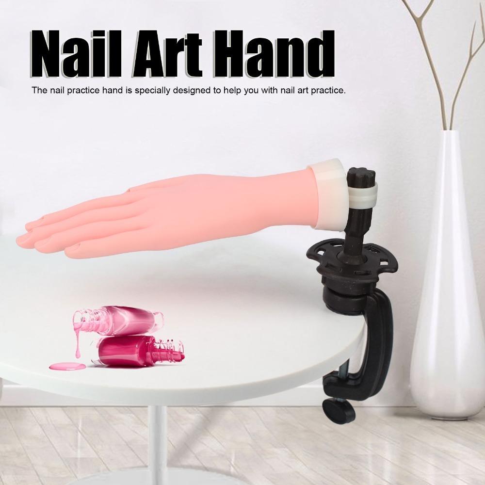 Flexible Mannequin Hand Art Practice Model Manicure Model Hand Daily Manicure Exercise