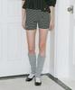 BELLOL Logo Striped Micro Shorts Black
