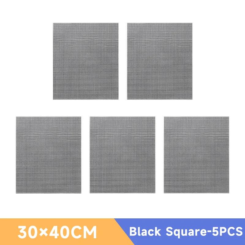 Non-stick Barbecue Mesh Mat Reusable Heat Resistance BBQ Baking Net Pad Kitchen Cooking Smoker Mat Liner Accessorie Tool