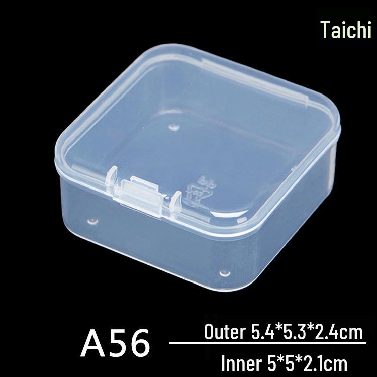 Şeffaf Dikdörtgen PP Plastik Saklama Kutusu, Parça Paketleme İçin Küçük Kare Kap