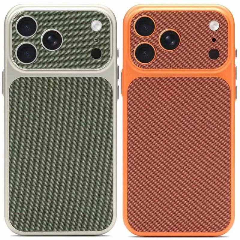 Luxury Technology Woven For Magsafe Animation Case For 17 16 15 14 Pro Max Wireless Charge Science Fabric Cover