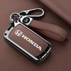 CPO1 Zinc Alloy Leather New Car Key Case Fob Cover For Honda Fit Jazz Shuttle GP2 Spada StepWgn RG1 Freed Spike Ge6 2/3 Accessories