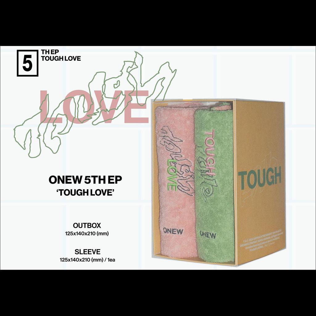 [Pre-order] [SET] ONEW (SHINee) TOUGH LOVE (TOWEL BOOK Ver.) + Free Gift