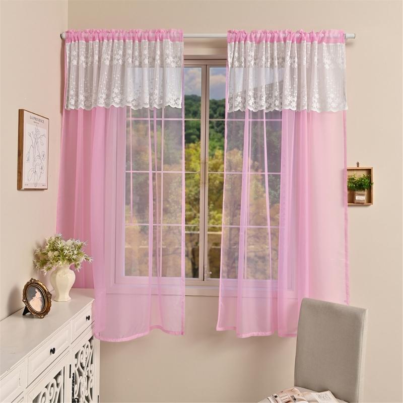 Artistics Semi Sheer Window Sheers Polyester Materials Easy Setups Ideal for Living Room Bedrooms