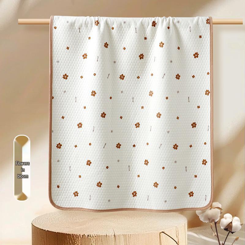 Baby Cotton Waterproof Antibacterial Mattress Pad - Washable Summer Pad