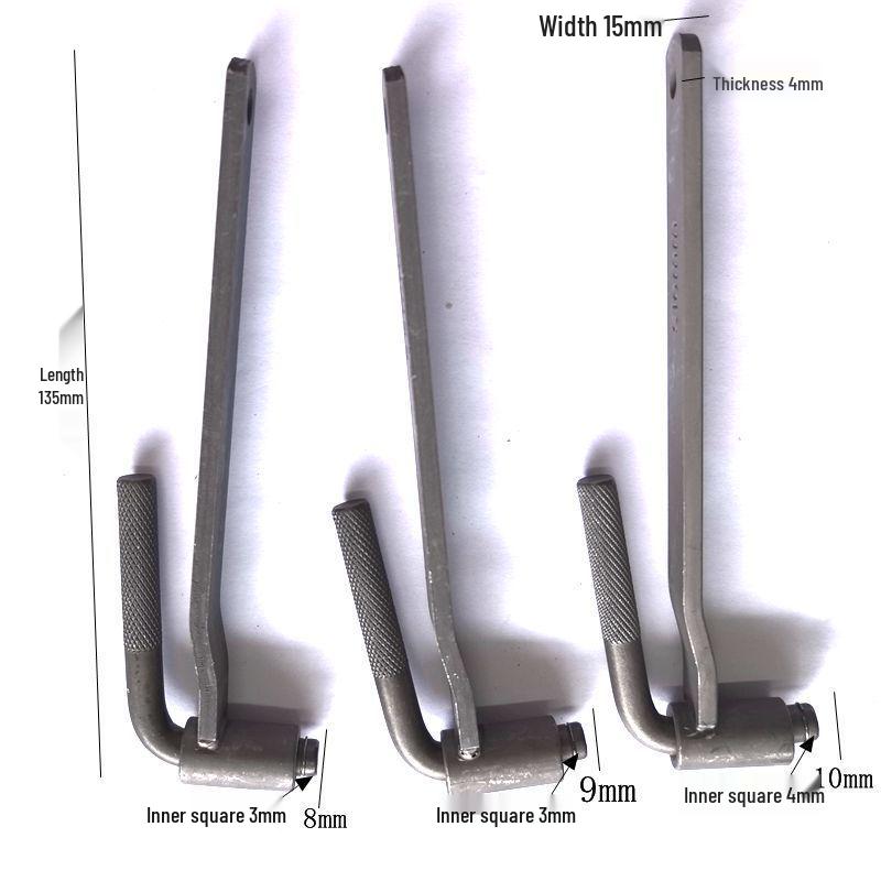 L-shaped Motorcycle Valve Adjustment Tool, 3 Sizes: 8mm, 9mm, 10mm 8mm, 9mm, 10mm