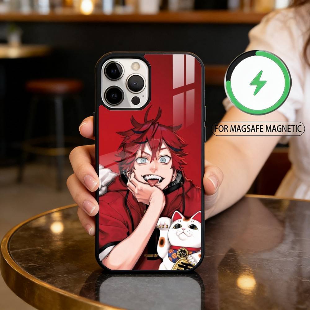 C-Comics G-Gokurakugai Phone Case For iPhone17,16,15,14,13,12,11 Plus,Pro Max Magnetic For Magsafe Wireless Charging