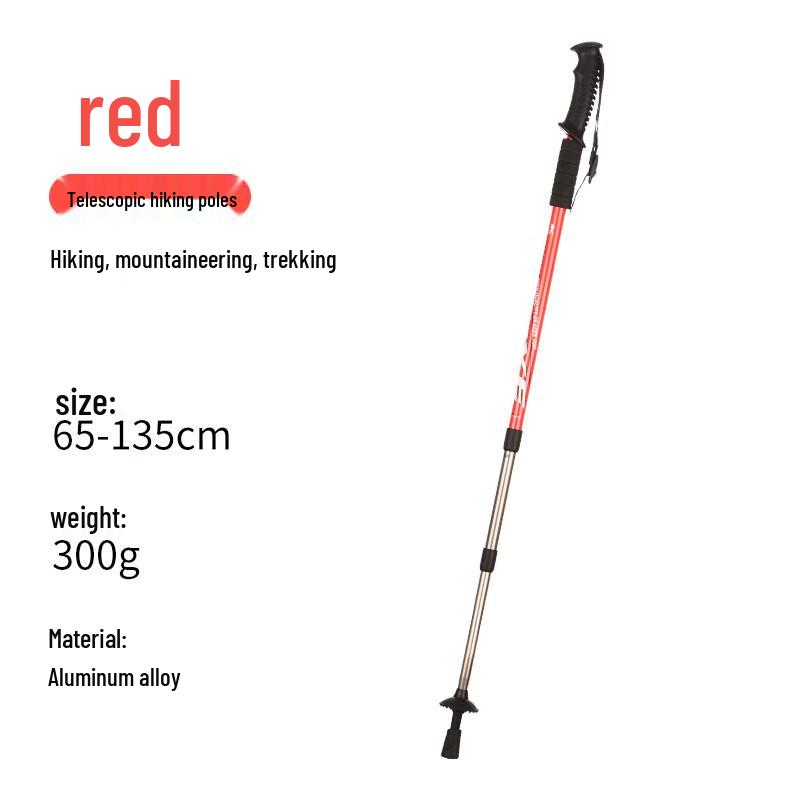 Fengyi Aluminum Alloy Retractable Hiking Trekking Pole