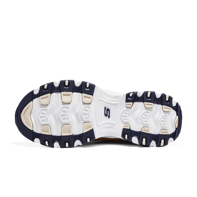 Skechers Milk Tea Bear 2.0 D'Lites Corduroy Patchwork Dad Shoes