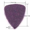 6 sztuk/zestaw specjalny filcowy pick do ukulele w wielu kolorach, uroczy, dedykowany kciuk