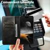 SUTENI For iPhone 17 Pro Case PU Leather Wallet Stand Magnetic Closing Phone Cover