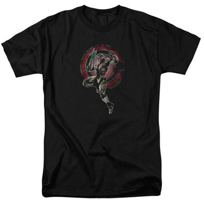 Justice League Film Cyborg Herren T-Shirt Schwarz
