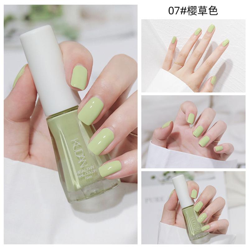 10 ml lac de unghii coacere fără coacere cu uscare rapidă de lungă durată care se poate desprinde Nails Art Salon de manichiură DIY acasă